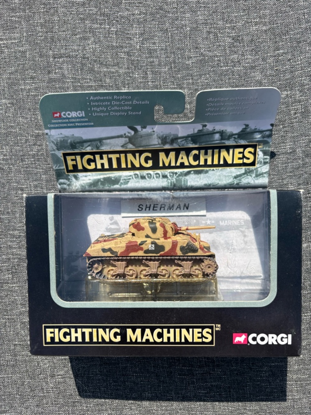 New! Corgi Fighting Machines, M1 Sherman tank WW2 series (P)
